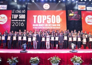 Corporation 28 in the ranking of 500 largest enterprises in Vietnam 2016 and reached the TOP 50 Best Companies