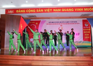 Some pictures of the propaganda contest Revolutionary songs celebrate the Party Congress at all levels 2015-2020 level TCT of 28 Da Nang Joint Stock Company