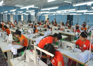 Xuất khẩu hàng may mặc của Myanmar đạt 1,8 tỷ đô la mỹ trong năm tài khóa 2017
