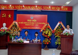 Đại hội Đại biểu Đoàn TNCS Hồ Chí Minh Công ty CP 28 Đà Nẵng 